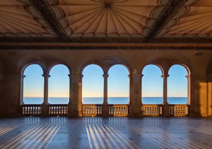 The Breakers Upper Loggia, designed by Richard Morris Hunt